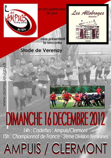 Le rugby continue en Pays Viennois