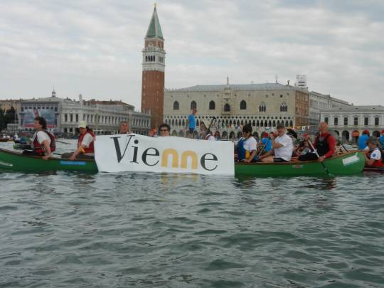 Canoe Vienne à Venise