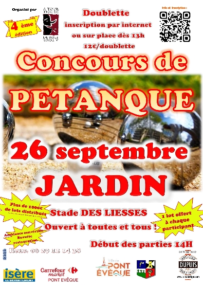 Concours de Pétanque de Jardin